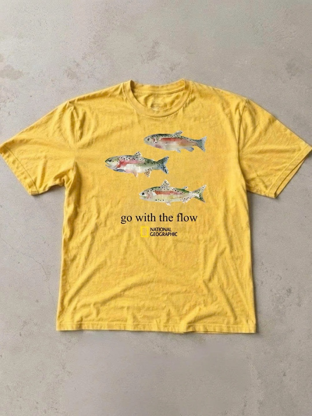 National Geographic Yellow Fish Graphic Tee